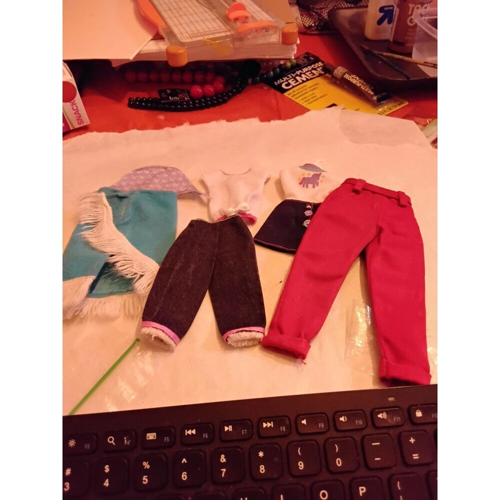 Barbie & Others Doll Clothes Lot Girl Clothing Assorted TLC 1980s